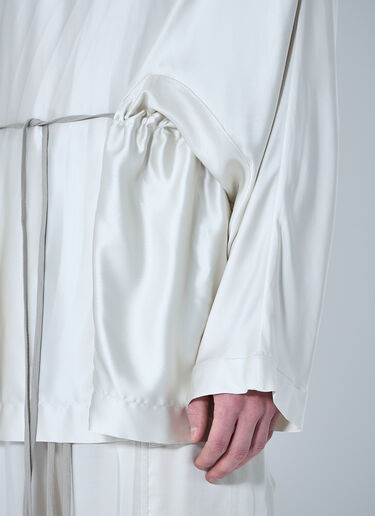 Rick Owens Hooded Tunic Top Beige ric0160008