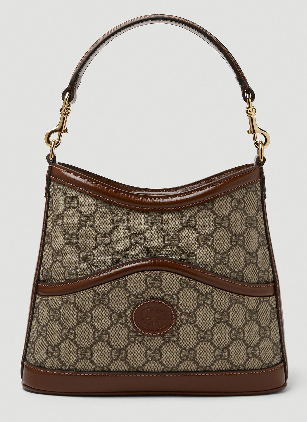 Gucci GG Retro Hobo Shoulder Bag in Brown LN CC