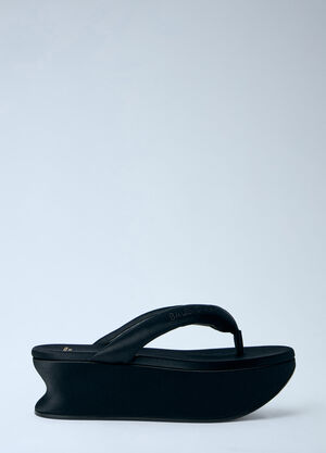 Balenciaga Gaeta Thong Sandals Black bal0264024