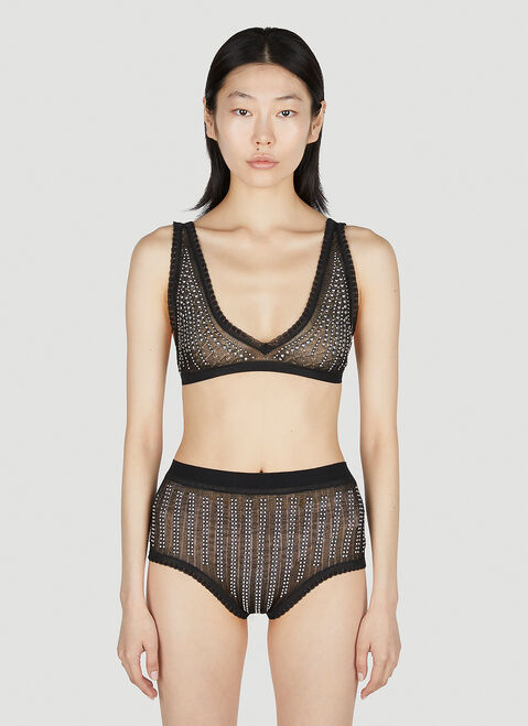 adidas by Stella McCartney Studded Bra Black asm0251025