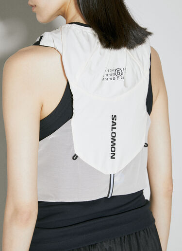 MM6 Maison Margiela x Salomon Logo Applique Lycra Gilet Beige mms0354001