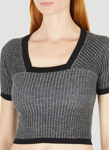 Eckhaus Latta Amoretto Knit Top Grey eck0251004