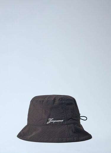 Jacquemus Le Bob Baluchon Bucket Hat Brown jac0164001