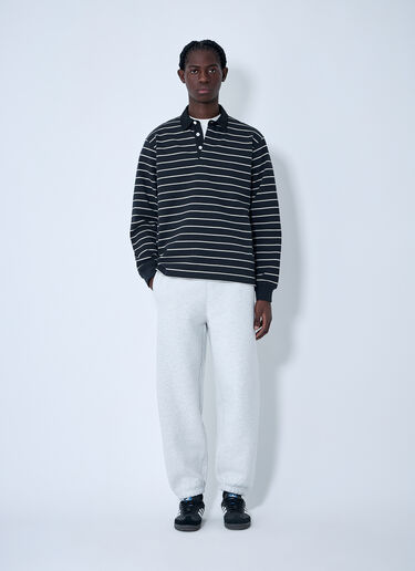 Stüssy Striped Polo Shirt Black sts0163005