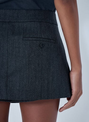 Alexander Wang Tailored Mini Skirt Black awg0263013