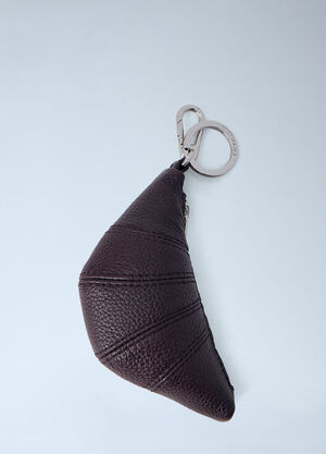 Lemaire Mini Croissant Keyring Burgundy lem0264022