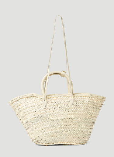 Jacquemus Le Panier Soli Tote Bag Cream jac0254087