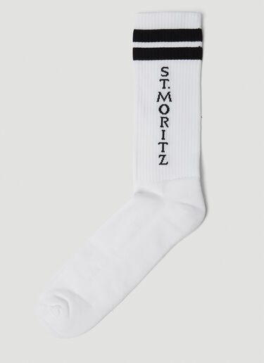 Moncler St Moritz Socks White mon0149036