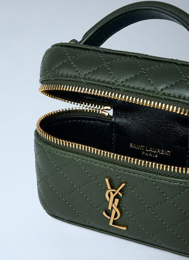 Micro Gaby Vanity Shoulder Bag Saint Laurent Micro Gaby Vanity Shoulder Bag Green sla0262053
