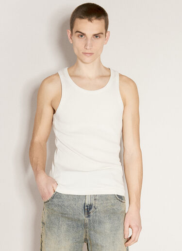 Entire Studios Rib Tank Top White ent0355006