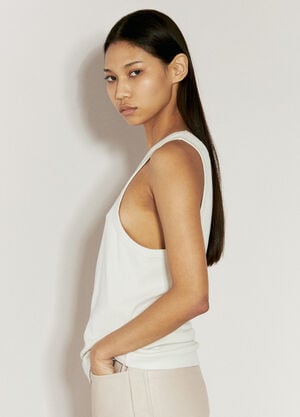 Entire Studios Rib Tank Top White ent0254011