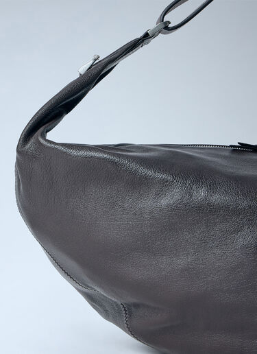 LN-CC® - Lemaire: Large Quiver Clip Shoulder Bag - Dark Brown Lemaire Large Quiver Clip Shoulder Bag Dark Brown lem0166031