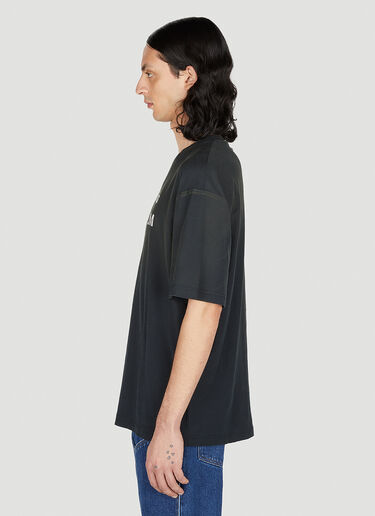Acne Studios Logo Print T-Shirt Black acn0352007
