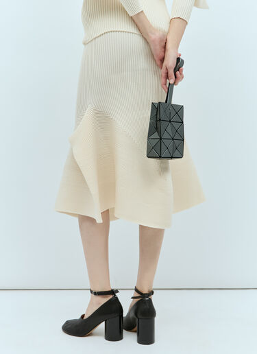 Bao Bao Issey Miyake Lucent Metallic Handbag Grey bao0255006