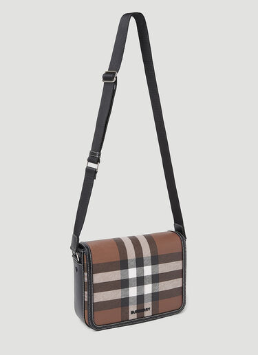 Burberry 스몰 알프레드 메신저 백 브라운 bur0153061