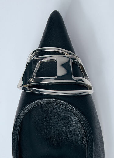 Diesel D-Venus Sb Leather Pumps Black dsl0259030
