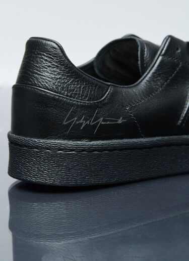 Y-3 Y-3 Superstar 皮革运动鞋  黑色 yyy0156016