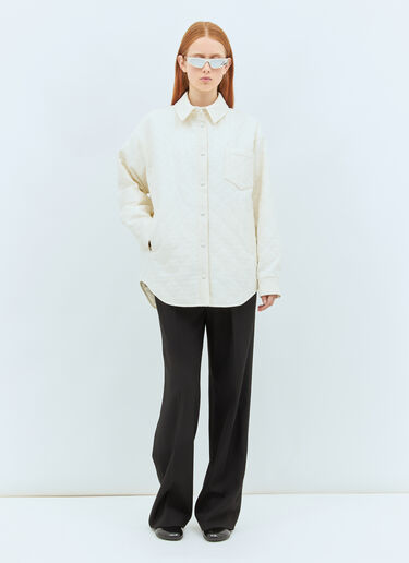GG Padded Overshirt Gucci GG Padded Overshirt Off white guc0257023