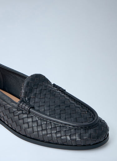 Bottega Veneta Silenzio Loafers Dark Brown bov0164009