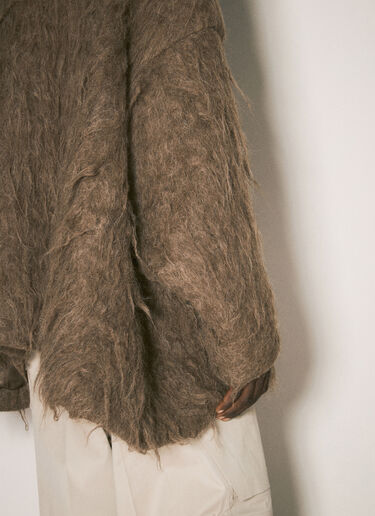 Rick Owens Porterville Jumbo Hooded Peter Jacket Brown ric0157011