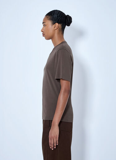 LN-CC® - Lemaire: 립 티셔츠 - 브라운 Lemaire 립 티셔츠 브라운 lem0266010