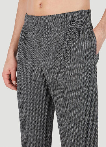 Zipper Chain Pants Homme Plissé Issey Miyake Zipper Chain Pants Grey hmp0151010