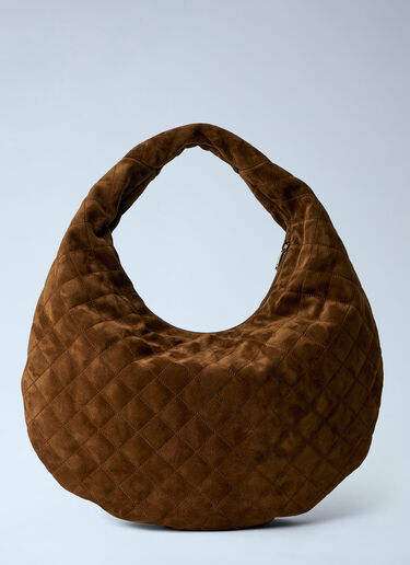 Saint Laurent Icare Hobo Shoulder Bag Brown sla0263047