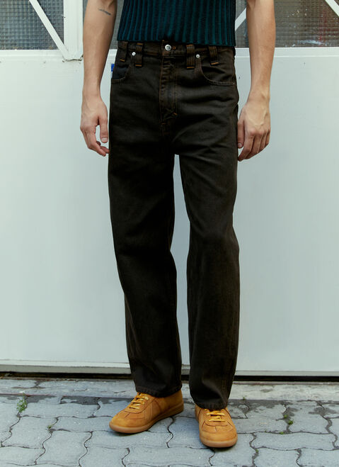 Eckhaus Latta 배기 진 Beige eck0151005
