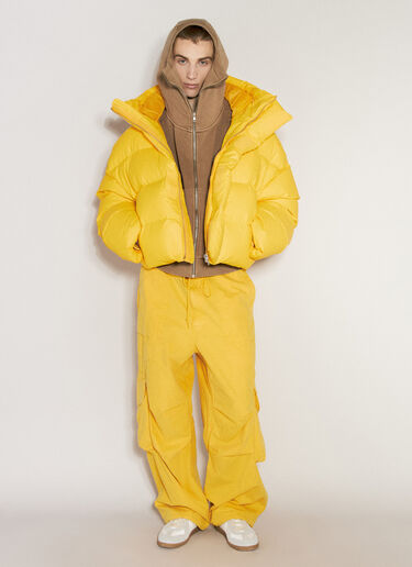 Entire Studios MML Hooded Puffer Jacket Yellow ent0156001