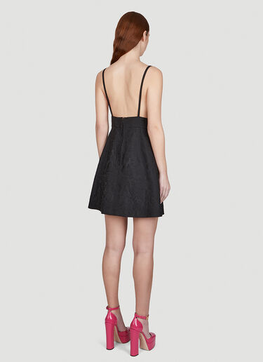 Dolce & Gabbana DG Jacquard Mini Dress Black dol0249021