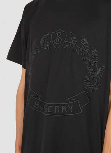 Burberry 오크 리프 크레스트 티셔츠 블랙 bur0150016