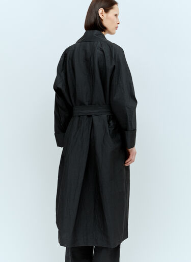 Issey Miyake Shaped Membrane Coat Black ism0256001