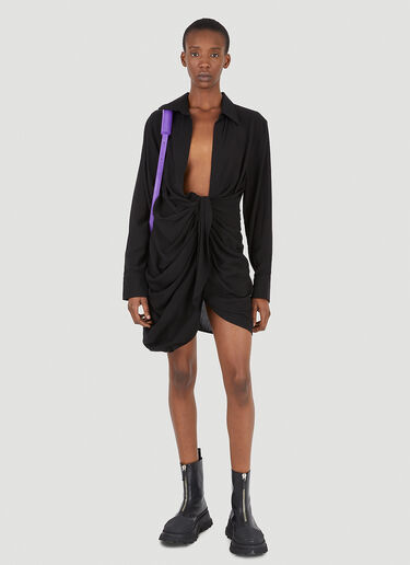 Jacquemus La Robe Bahia Dress  Black jac0246011