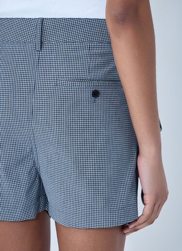 Vivienne Westwood High-Waisted Checkered Shorts Grey vvw0264005