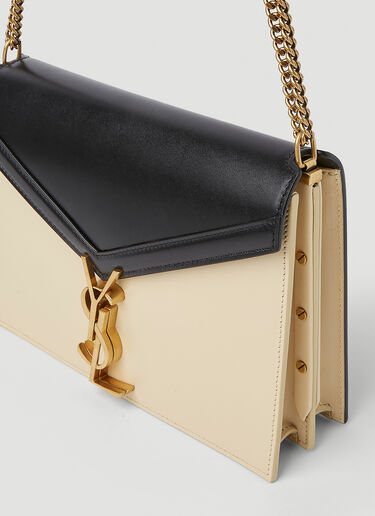 Saint Laurent Cassan Envelope Shoulder Bag Cream sla0251212