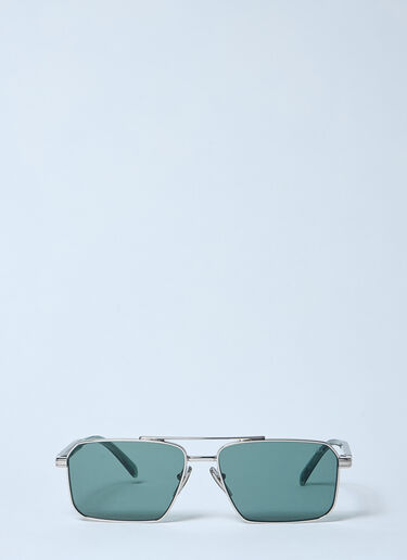 Prada A57S Aviator Sunglasses Green lpr0157004