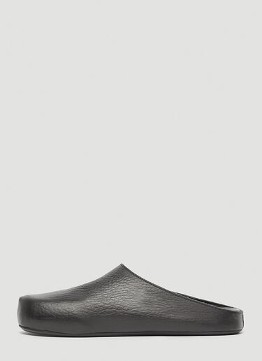 Marni Sabot Leather Mules Black mni0143014