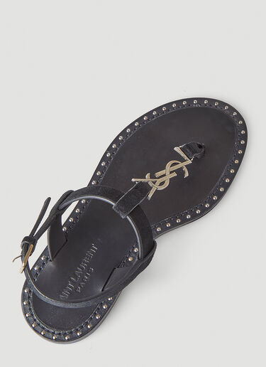 Saint Laurent Iota 凉鞋 黑色 sla0249092
