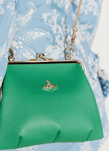 Vivienne Westwood 그래니 프레임 핸드백 그린 vvw0256004