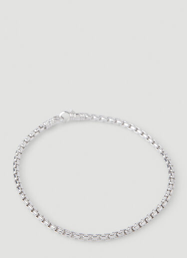 Tom Wood Box Chain Bracelet Silver tmw0345005