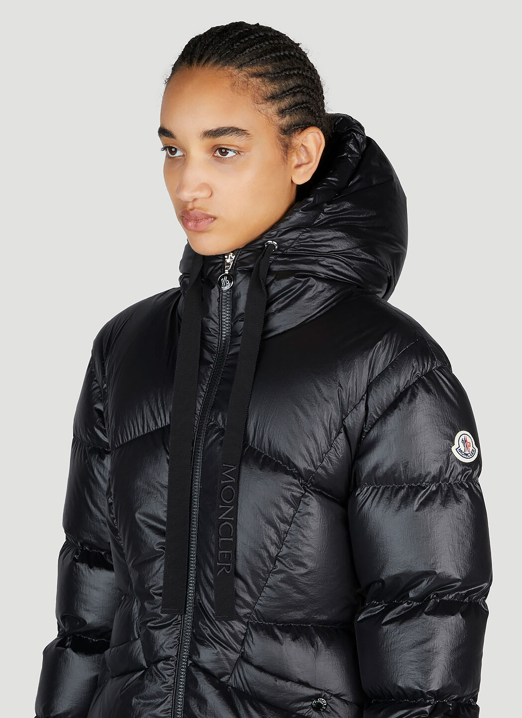 Moncler Women's' Selenga Long Down Coat in Black | LN-CC®