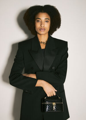 Saint Laurent Gaby Vanity Shoulder Bag Black sla0258020