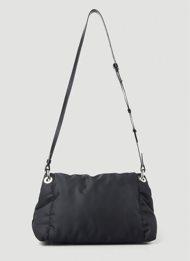 GANNI Pillow Small Flap Over Shoulder Bag Black gan0251068