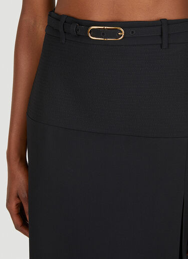 Gucci Belted Pencil Skirt Black guc0250050