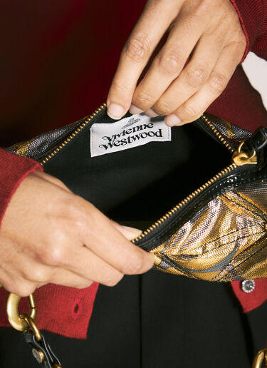 Vivienne Westwood Cindy Cylinder 单肩包  金色 vvw0258012