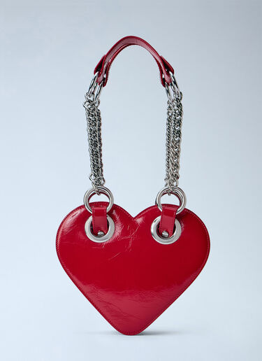 LN-CC® - Vivienne Westwood: Juliet Heart Chain Bag - Red Vivienne Westwood Juliet Heart Chain Bag Red vvw0266015