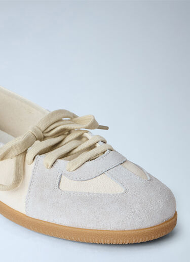Maison Margiela Replica Soft Laced Ballerinas Beige mla0265019