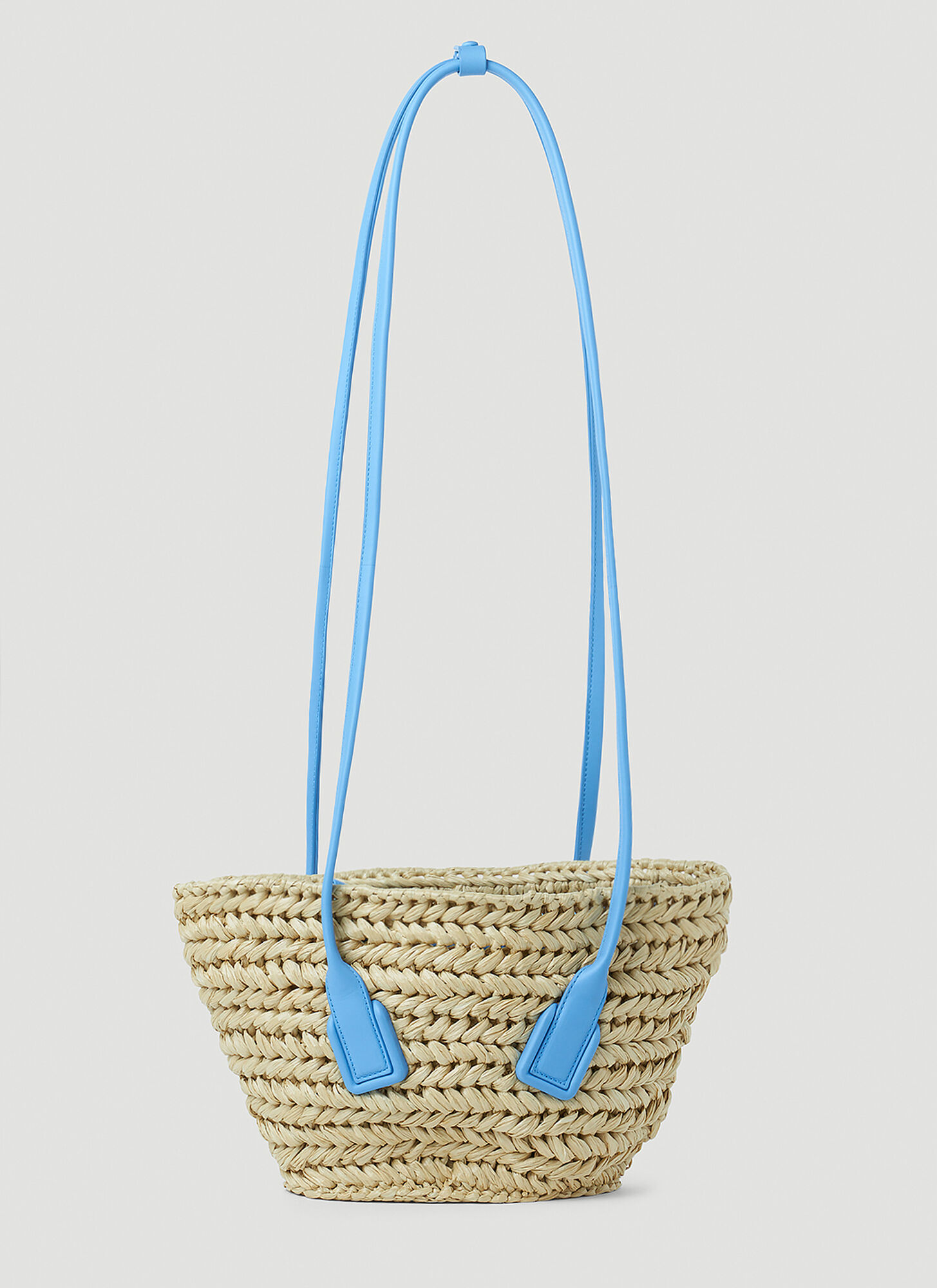 Bottega Veneta Small Arco Basket Shoulder Bag In Beige