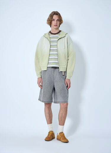 Padded Elbow Zip-Up Hoodie Brain Dead Padded Elbow Zip-Up Hoodie Beige bra0164001