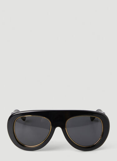 Gucci Navigator Frame Sunglasses Black guc0148012